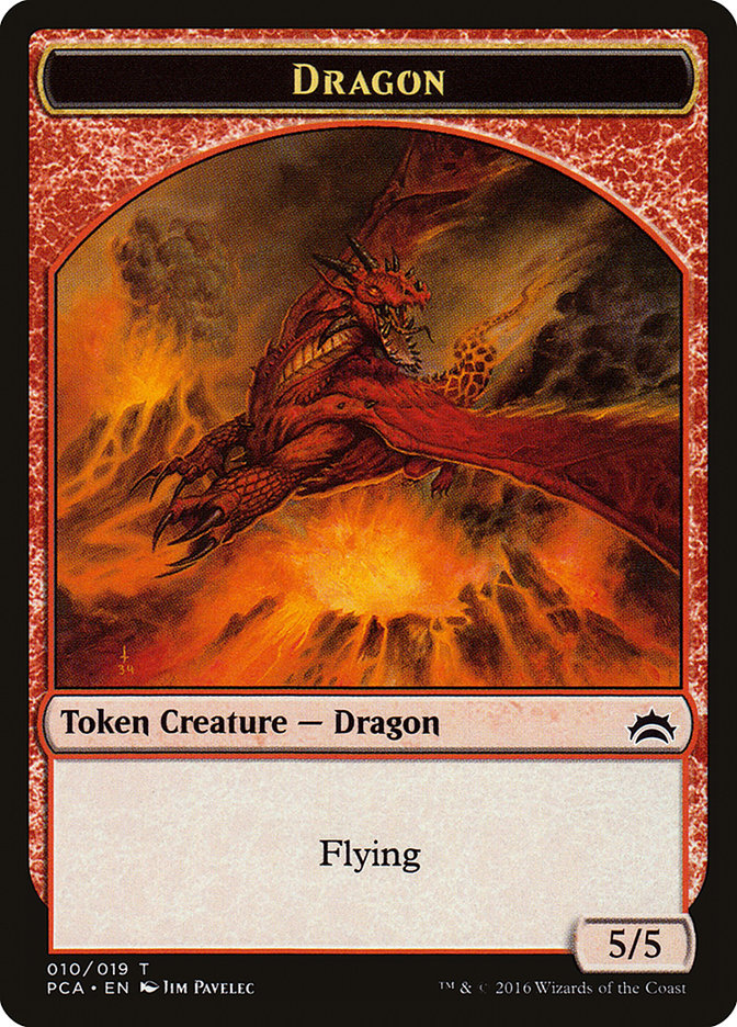 Dragon [Planechase Anthology Tokens] | Game Haven TX