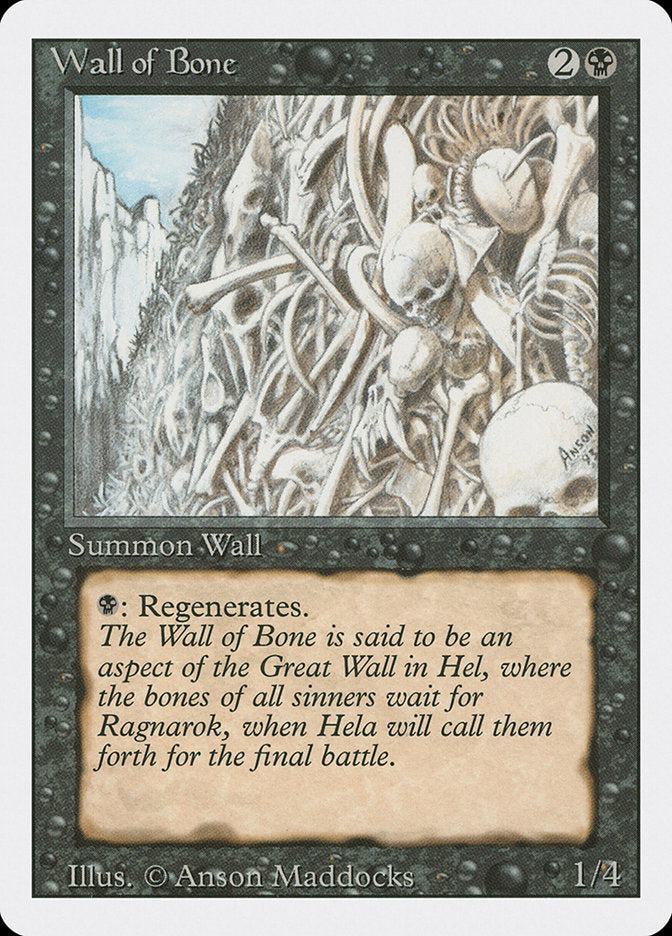 Wall of Bone [Revised Edition] | Game Haven TX