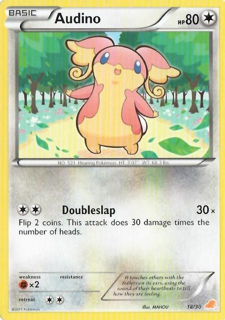 Audino (18/30) [Black & White: Trainer Kit - Excadrill] | Game Haven TX