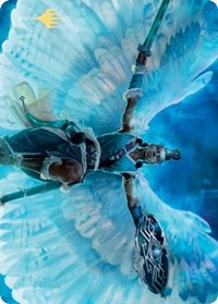 Reidane, God of the Worthy Art Card (Gold-Stamped Signature) [Kaldheim: Art Series] | Game Haven TX