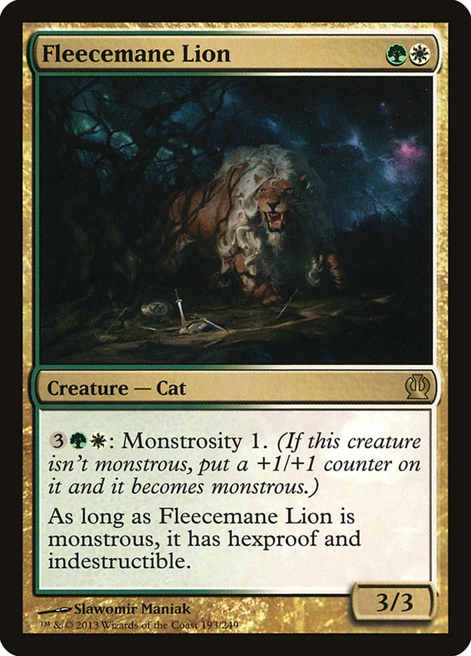Fleecemane Lion [Theros] | Game Haven TX
