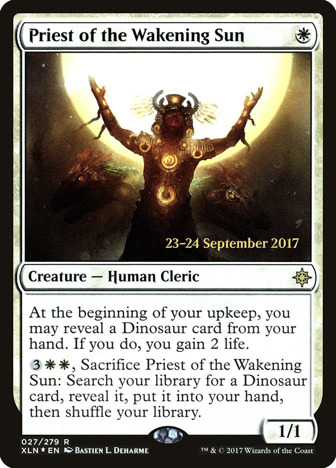 Priest of the Wakening Sun [Ixalan Promos] | Game Haven TX