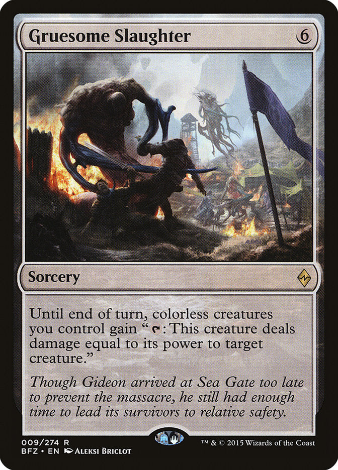 Gruesome Slaughter [Battle for Zendikar] | Game Haven TX