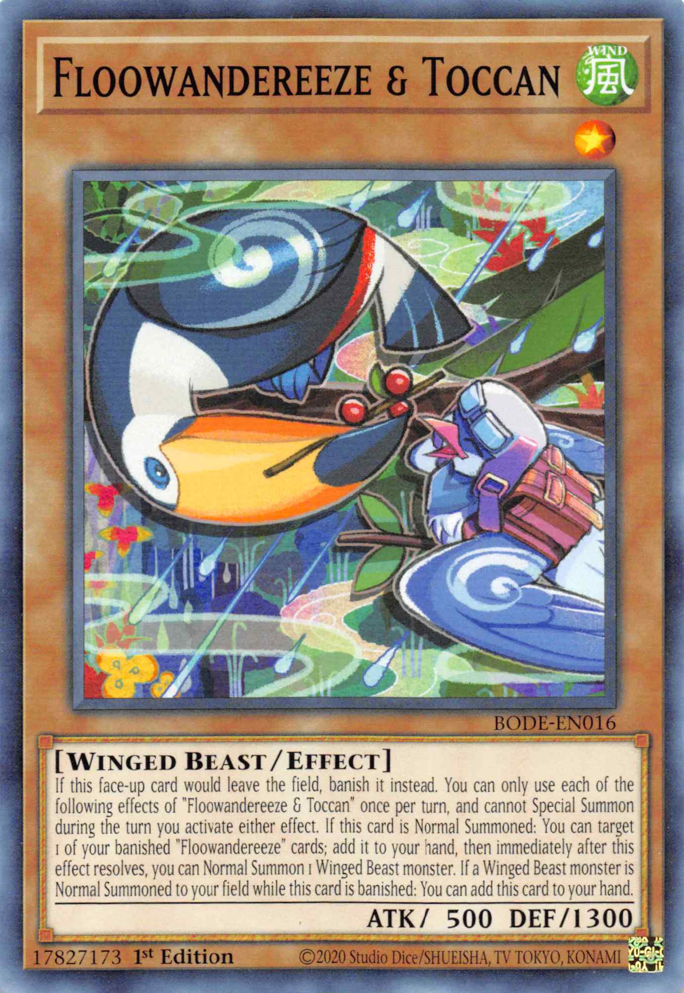 Floowandereeze & Toccan [BODE-EN016] Common | Game Haven TX