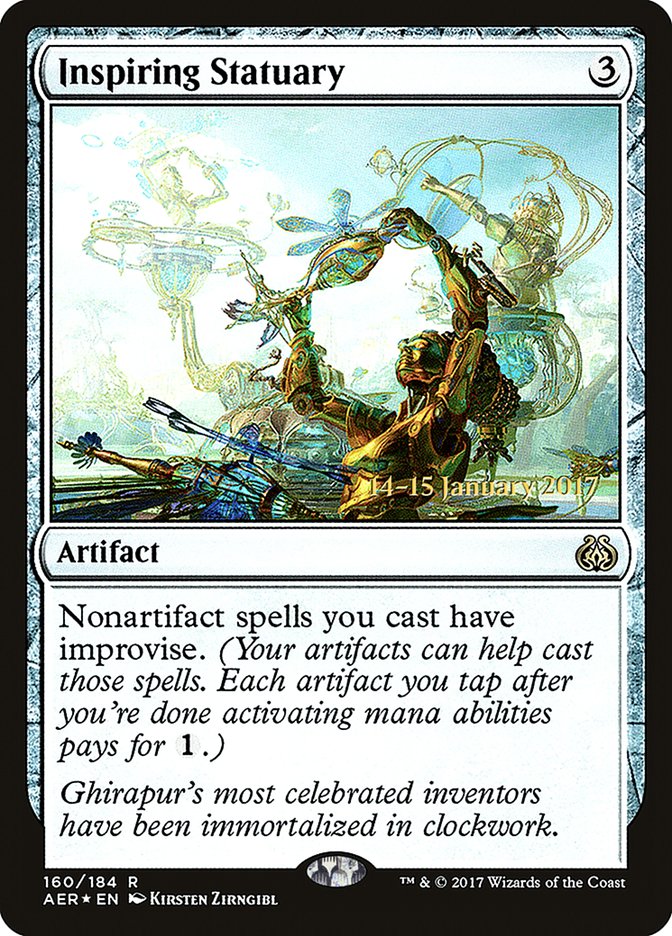 Inspiring Statuary [Aether Revolt Promos] | Game Haven TX