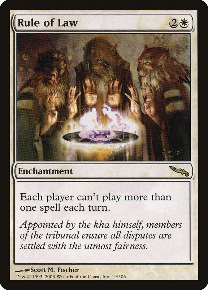 Rule of Law [Mirrodin] | Game Haven TX