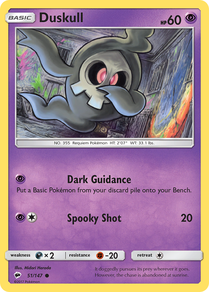 Duskull (51/147) [Sun & Moon: Burning Shadows] | Game Haven TX