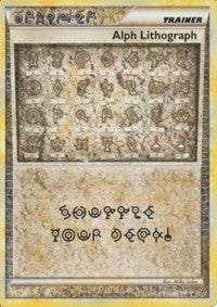 Alph Lithograph (TWO) [HeartGold & SoulSilver: Unleashed] | Game Haven TX