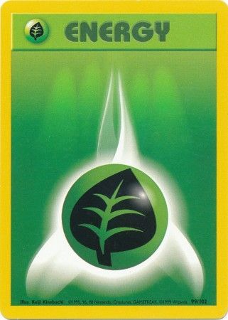 Grass Energy (99/102) [Base Set Unlimited] | Game Haven TX