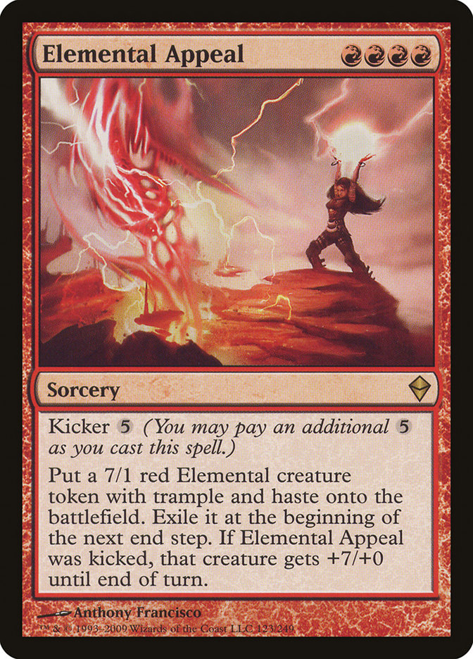 Elemental Appeal [Zendikar] | Game Haven TX