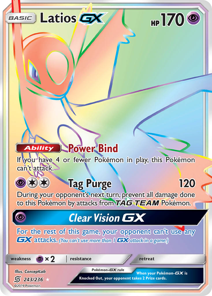 Latios GX (243/236) [Sun & Moon: Unified Minds] | Game Haven TX