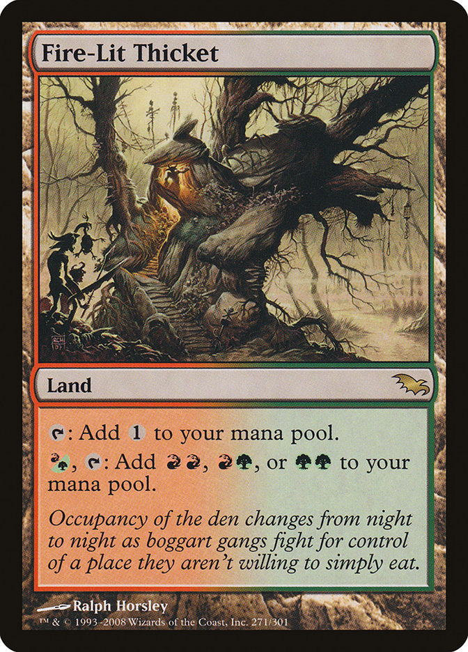 Fire-Lit Thicket [Shadowmoor] | Game Haven TX