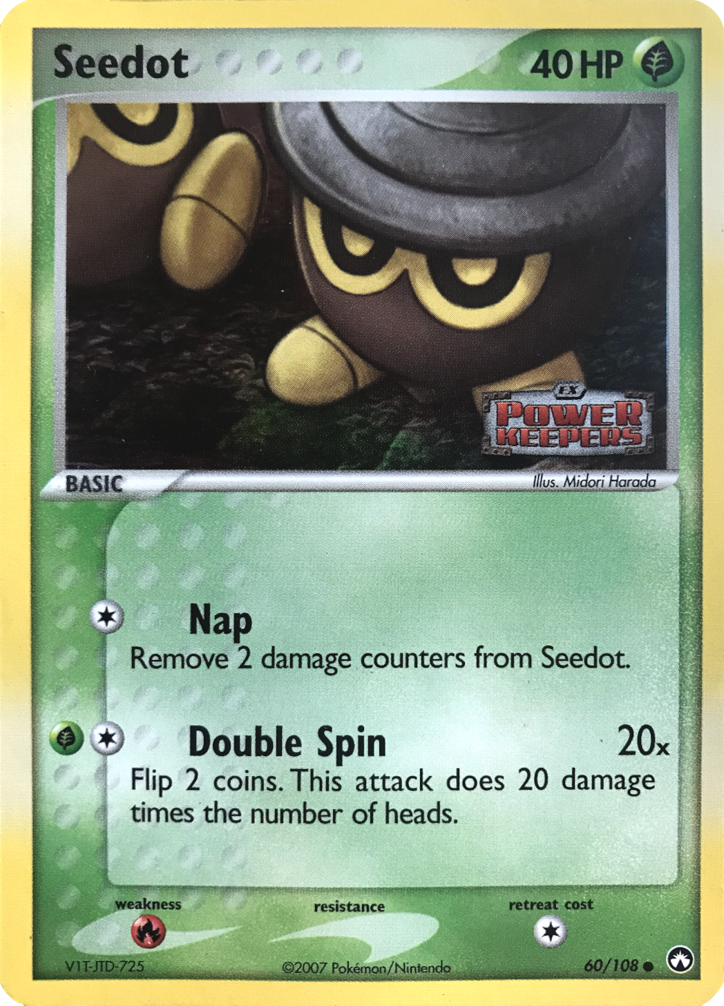 Seedot (60/108) (Stamped) [EX: Power Keepers] | Game Haven TX