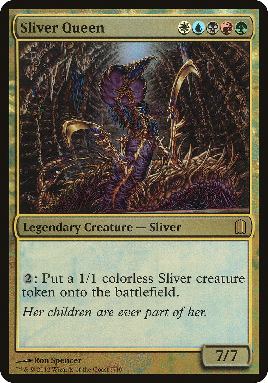 Sliver Queen (Commander's Arsenal) [Oversize Cards] | Game Haven TX