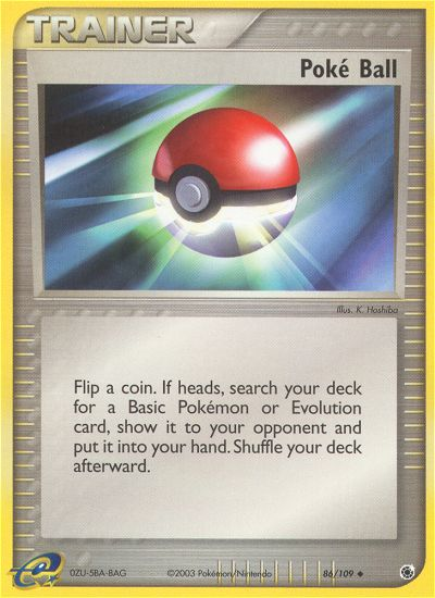 Poke Ball (86/109) [EX: Ruby & Sapphire] | Game Haven TX
