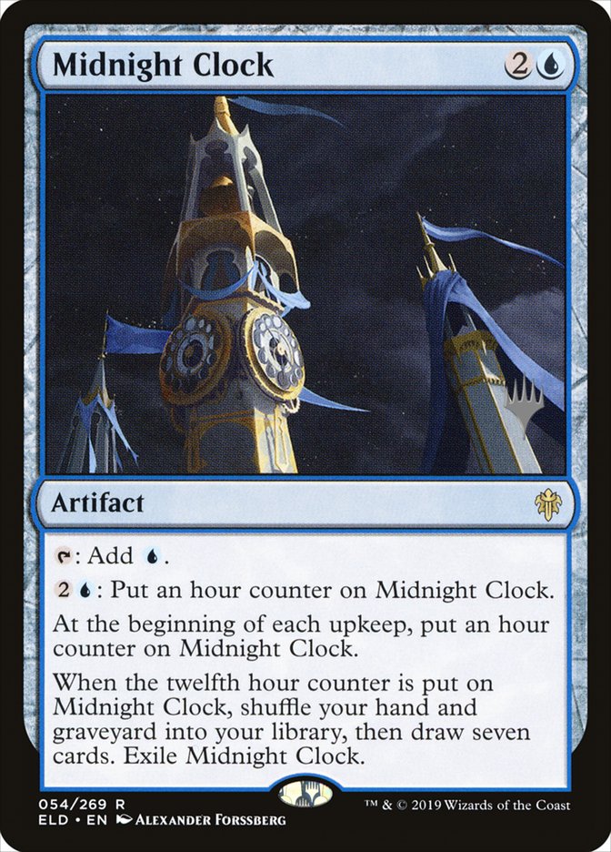 Midnight Clock (Promo Pack) [Throne of Eldraine Promos] | Game Haven TX