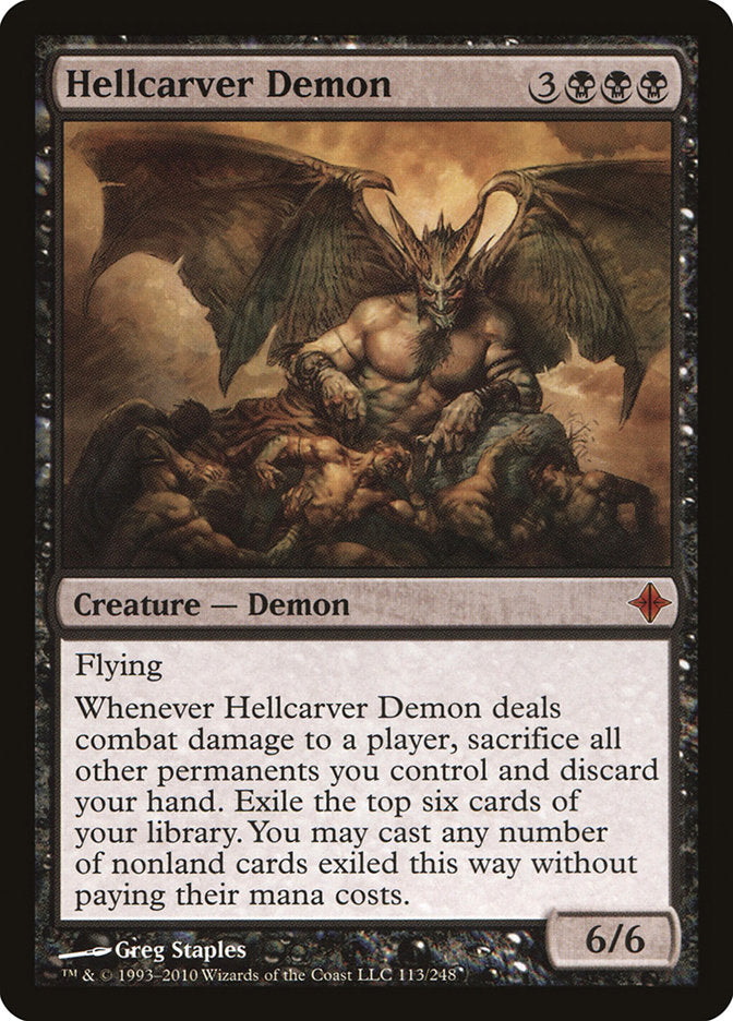 Hellcarver Demon [Rise of the Eldrazi] | Game Haven TX