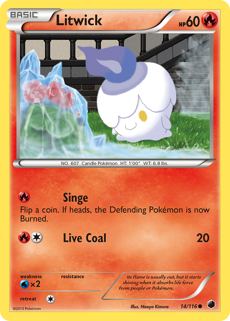Litwick (14/116) [Black & White: Plasma Freeze] | Game Haven TX