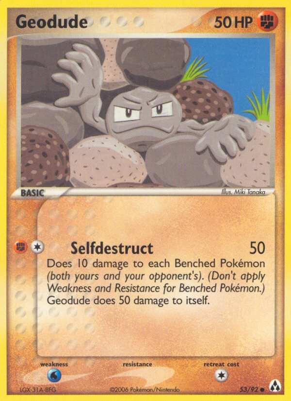 Geodude (53/92) [EX: Legend Maker] | Game Haven TX