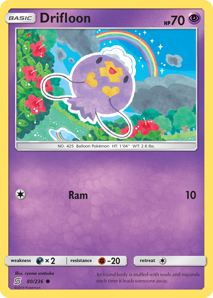 Drifloon (80/236) [Sun & Moon: Unified Minds] | Game Haven TX