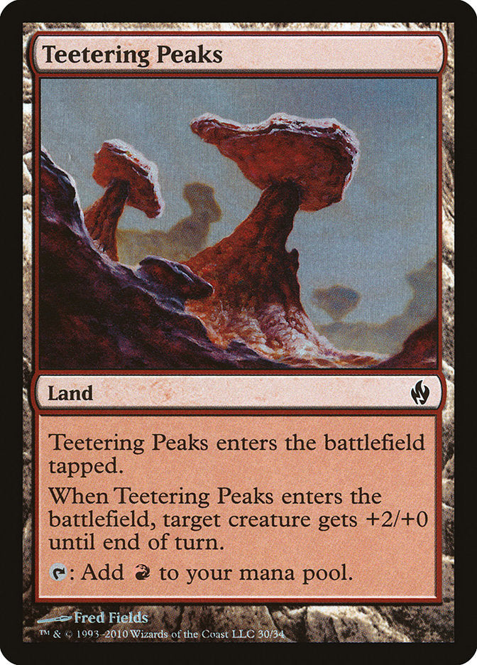 Teetering Peaks [Premium Deck Series: Fire and Lightning] | Game Haven TX