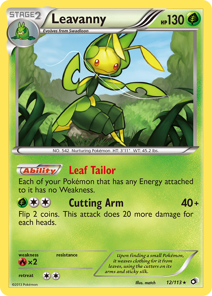 Leavanny (12/113) [Black & White: Legendary Treasures] | Game Haven TX