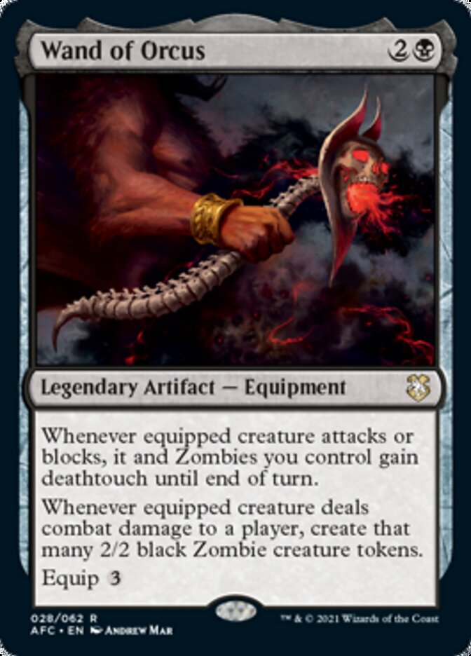 Wand of Orcus [Dungeons & Dragons: Adventures in the Forgotten Realms Commander] | Game Haven TX