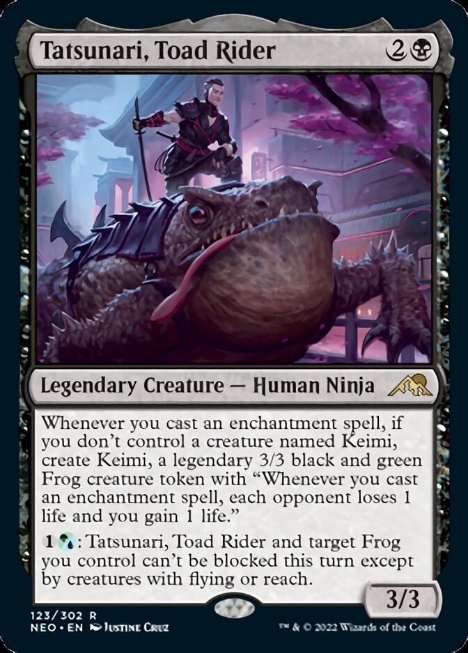 Tatsunari, Toad Rider [Kamigawa: Neon Dynasty] | Game Haven TX