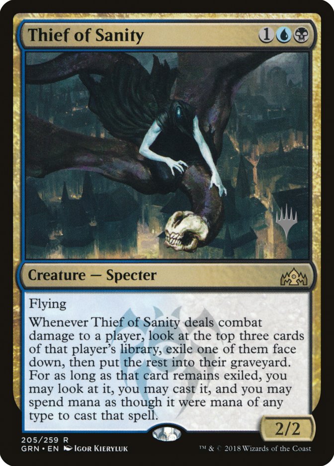 Thief of Sanity [Guilds of Ravnica Promos] | Game Haven TX