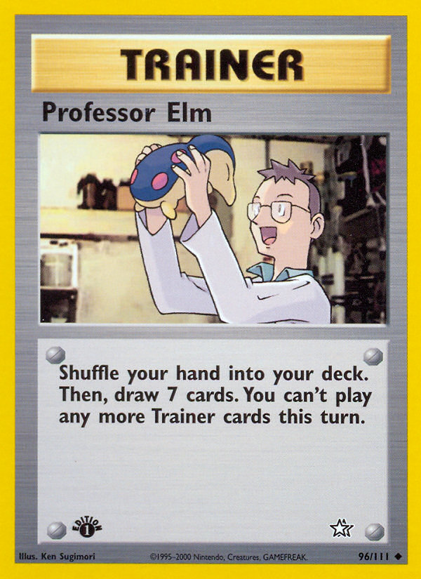 Professor Elm (96/111) [Neo Genesis 1st Edition] | Game Haven TX