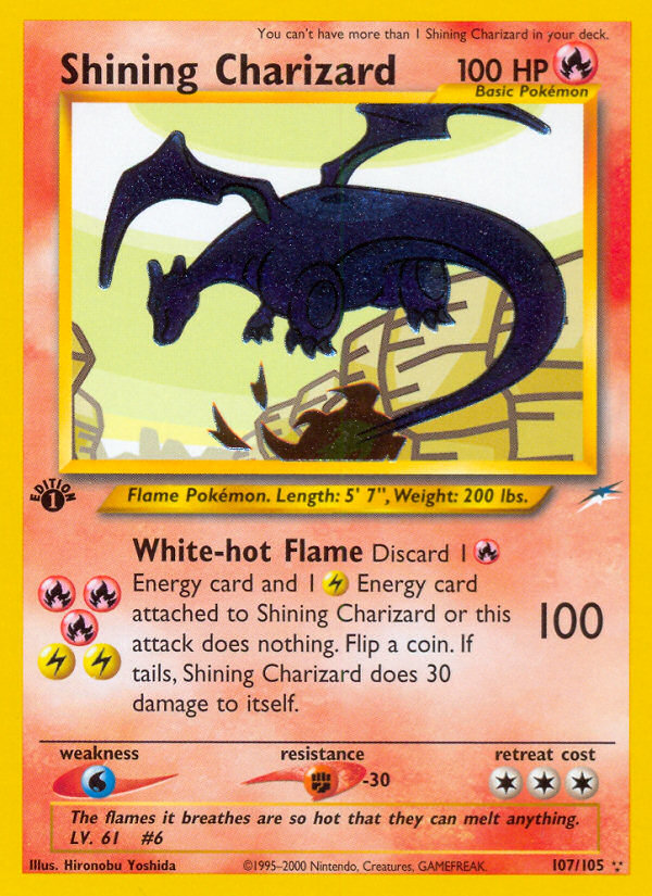 Shining Charizard (107/105) [Neo Destiny 1st Edition] | Game Haven TX