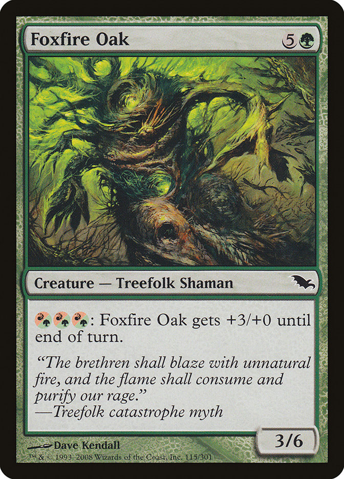 Foxfire Oak [Shadowmoor] | Game Haven TX