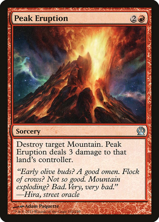 Peak Eruption [Theros] | Game Haven TX