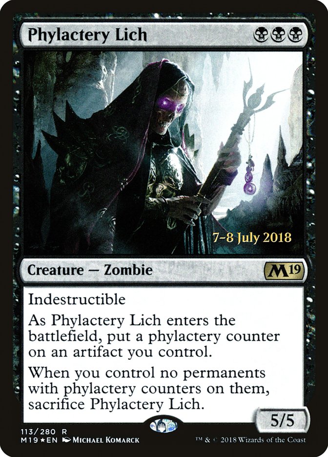 Phylactery Lich [Core Set 2019 Promos] | Game Haven TX