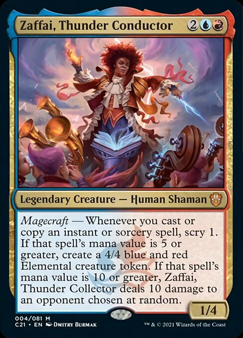 Zaffai, Thunder Conductor [Commander 2021] | Game Haven TX