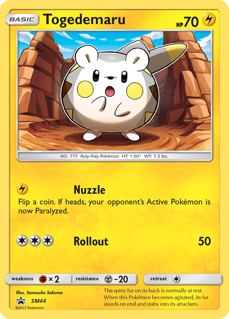 Togedemaru (SM44) [Sun & Moon: Black Star Promos] | Game Haven TX