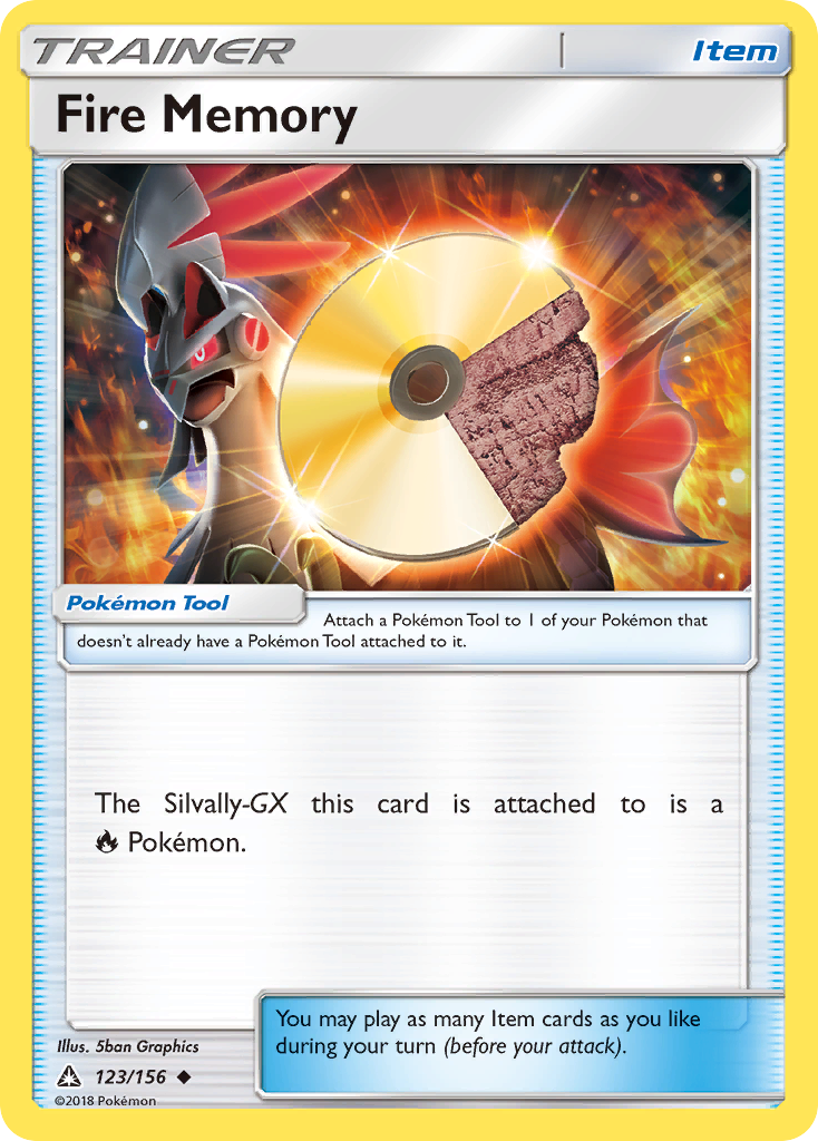Fire Memory (123/156) [Sun & Moon: Ultra Prism] | Game Haven TX