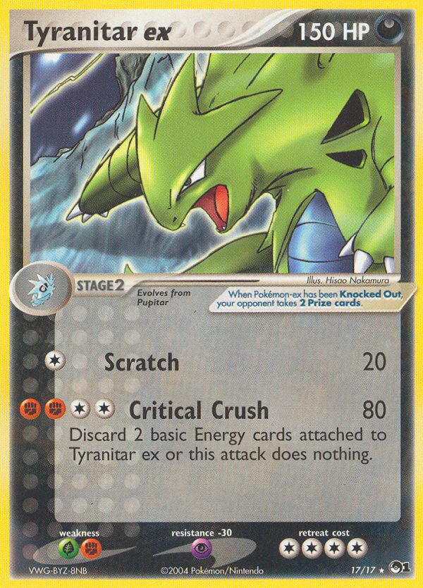 Tyranitar ex (17/17) [POP Series 1] | Game Haven TX