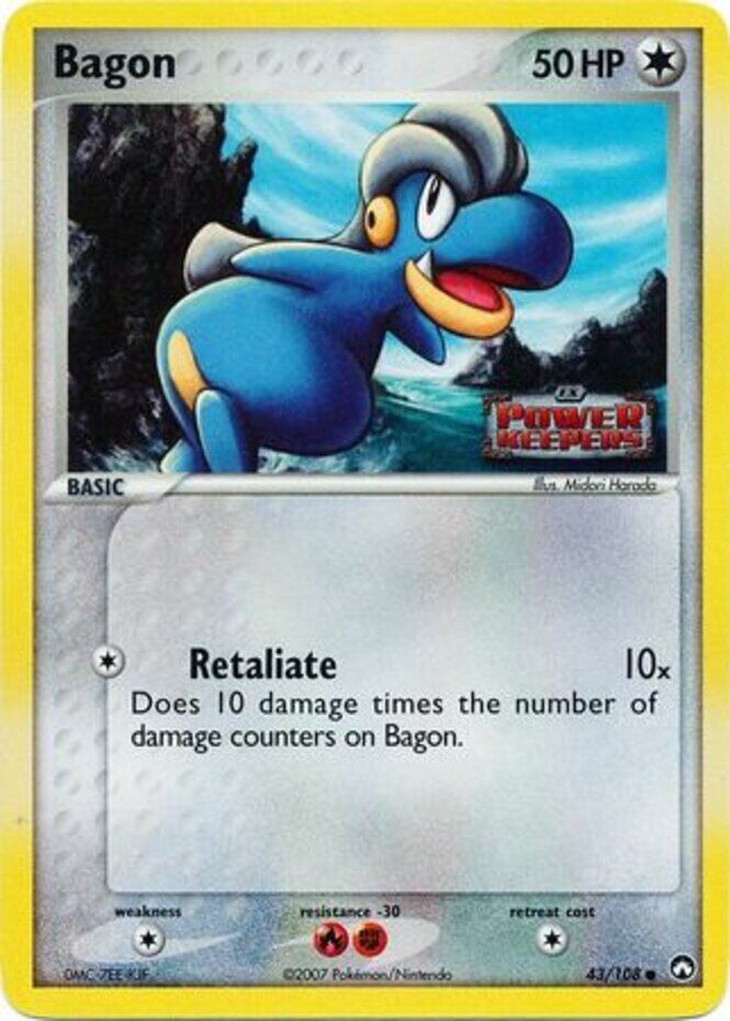 Bagon (43/108) (Stamped) [EX: Power Keepers] | Game Haven TX