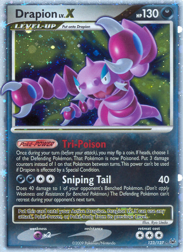Drapion LV.X (123/127) [Platinum: Base Set] | Game Haven TX