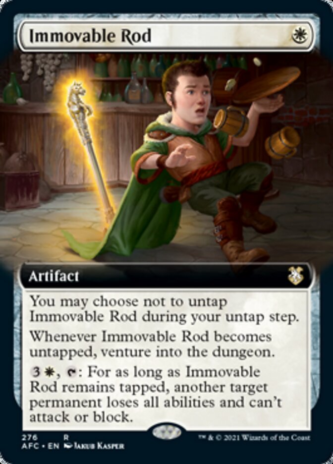 Immovable Rod (Extended) [Dungeons & Dragons: Adventures in the Forgotten Realms Commander] | Game Haven TX