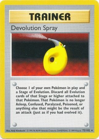 Devolution Spray (72/102) [Base Set Shadowless Unlimited] | Game Haven TX