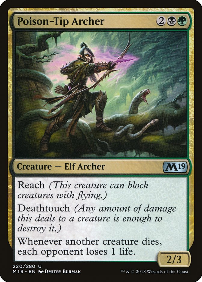 Poison-Tip Archer [Core Set 2019] | Game Haven TX