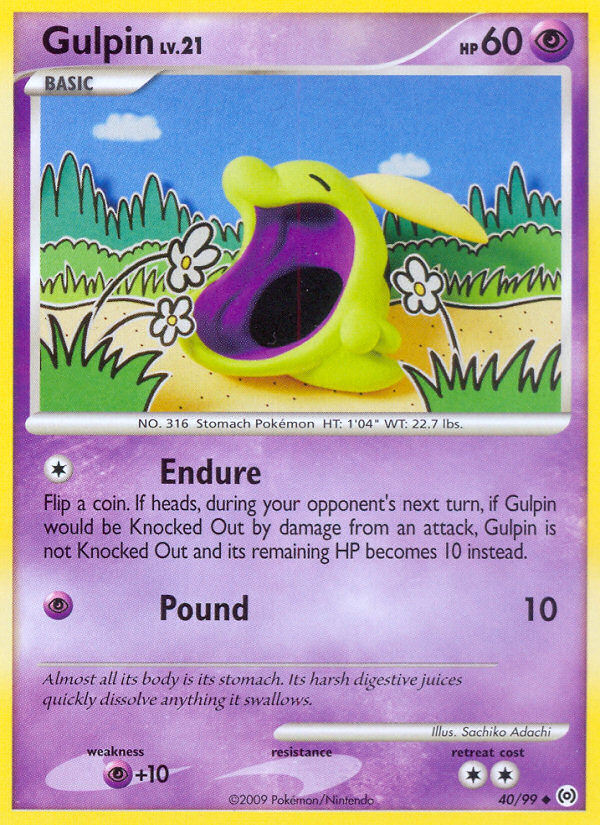 Gulpin (40/99) [Platinum: Arceus] | Game Haven TX