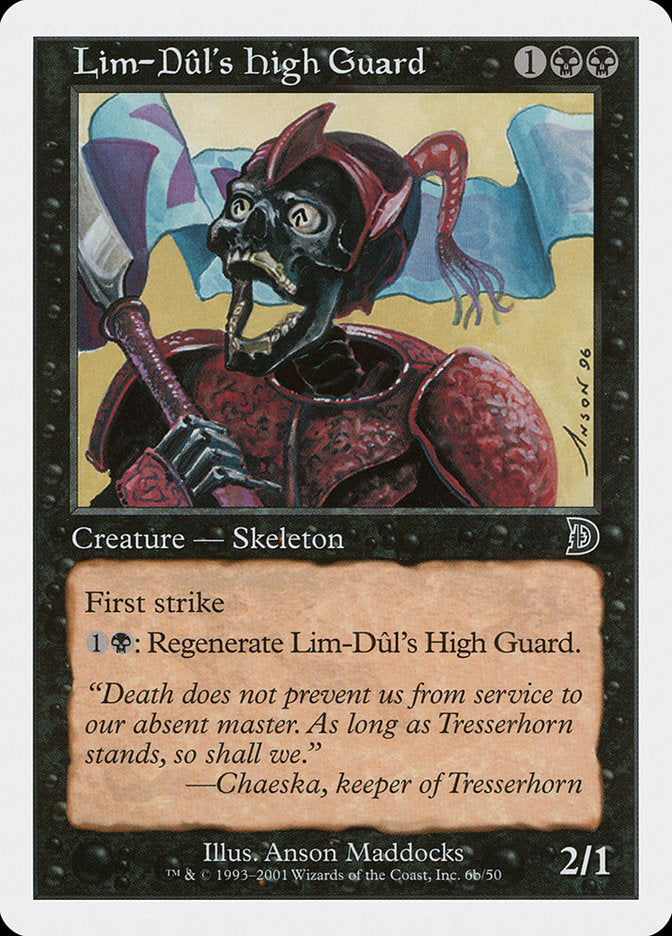 Lim-Dul's High Guard (Holding Flag) [Deckmasters] | Game Haven TX