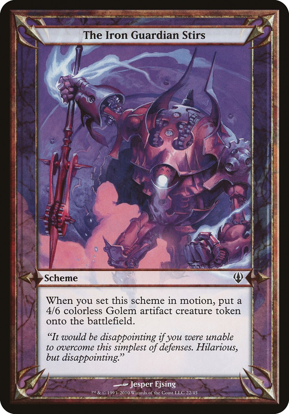 The Iron Guardian Stirs [Archenemy Schemes] | Game Haven TX