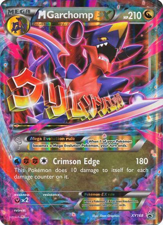 M Garchomp EX (XY168) (Jumbo Card) [XY: Black Star Promos] | Game Haven TX
