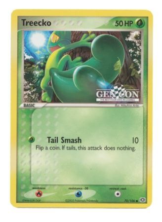 Treecko (70/106) (Gen Con The Best Four Days in Gaming Promo) [EX: Emerald] | Game Haven TX