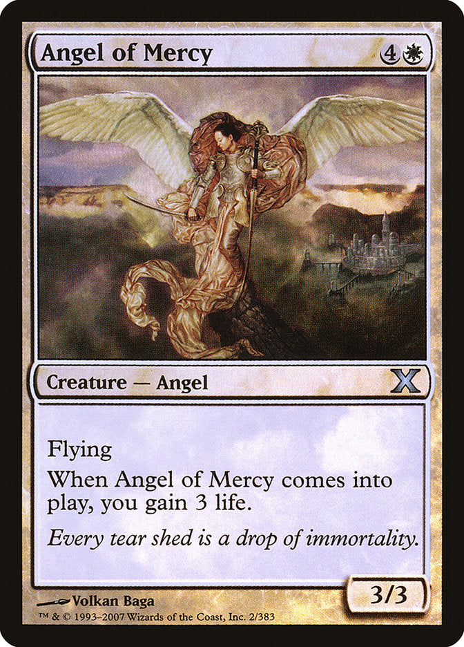 Angel of Mercy (Premium Foil) [Tenth Edition] | Game Haven TX
