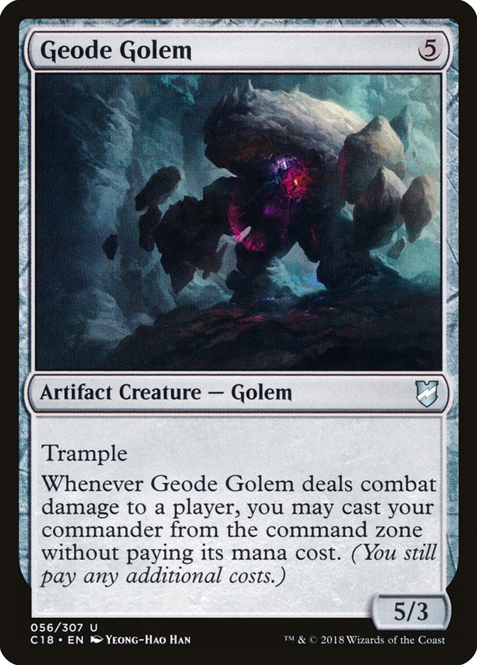 Geode Golem [Commander 2018] | Game Haven TX